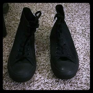 All black converse